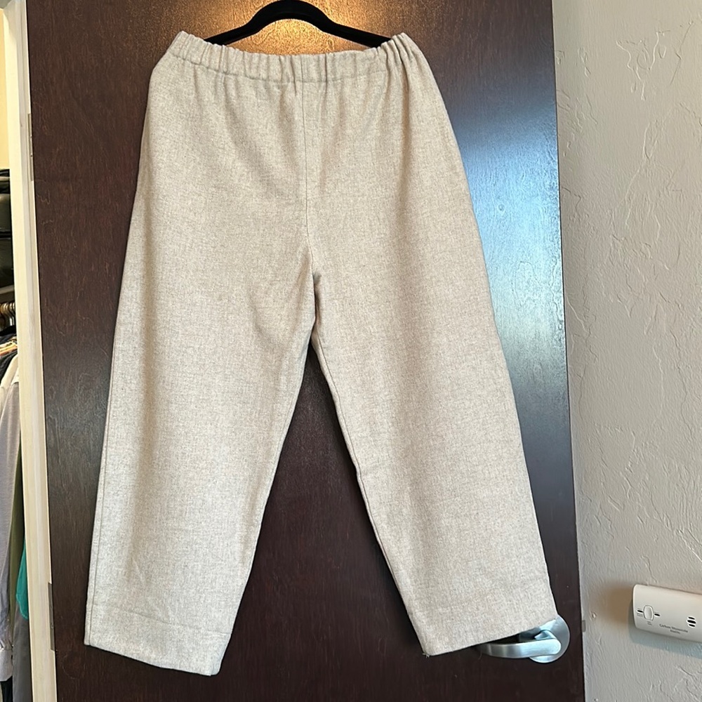 Lauren Winter Wool Oatmeal Pants